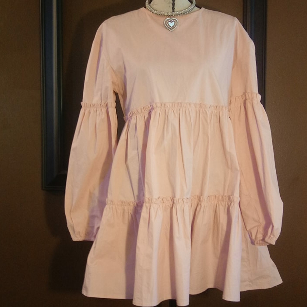 NWOT | NastyGal | What Brings You Tier Midi Dress - Picture 4 of 8
